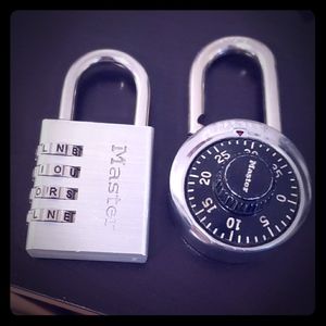 One Master Lock from a Choice of 2